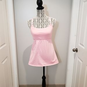 Suiek Maternity / Nursing Top, Cotton, Pink, with cute back detail, fit n flare